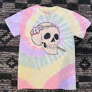 Jenny Lewis Tour Tee - Pastel Tie Dye Adult Small